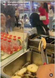 Proses menggoreng cireng